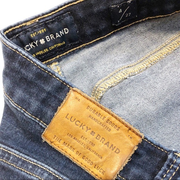 Lucky Brand Bermuda jean shorts size 4 or 27 - Picture 4 of 4